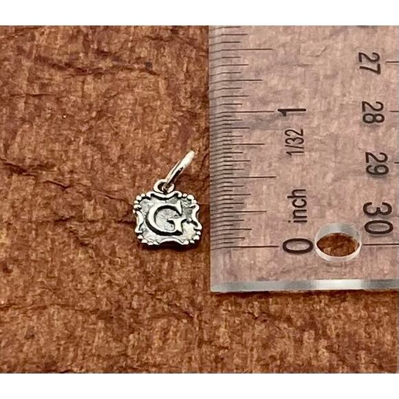 Vintage Waxing Poetic Bohemian Initial charm - Picture 7 of 13